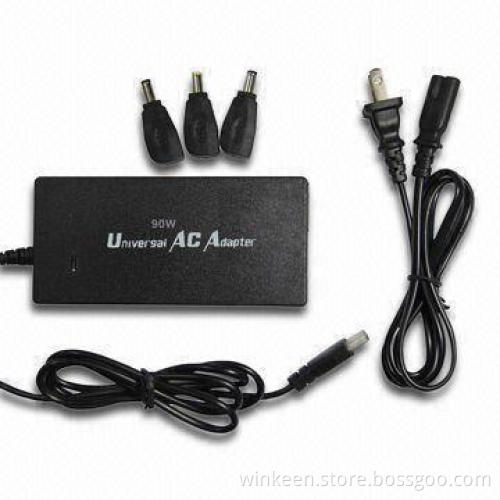 Ultra Slim 70 or 90W Universal Notebook Power Adapter with USB Port, Charges Smartphones